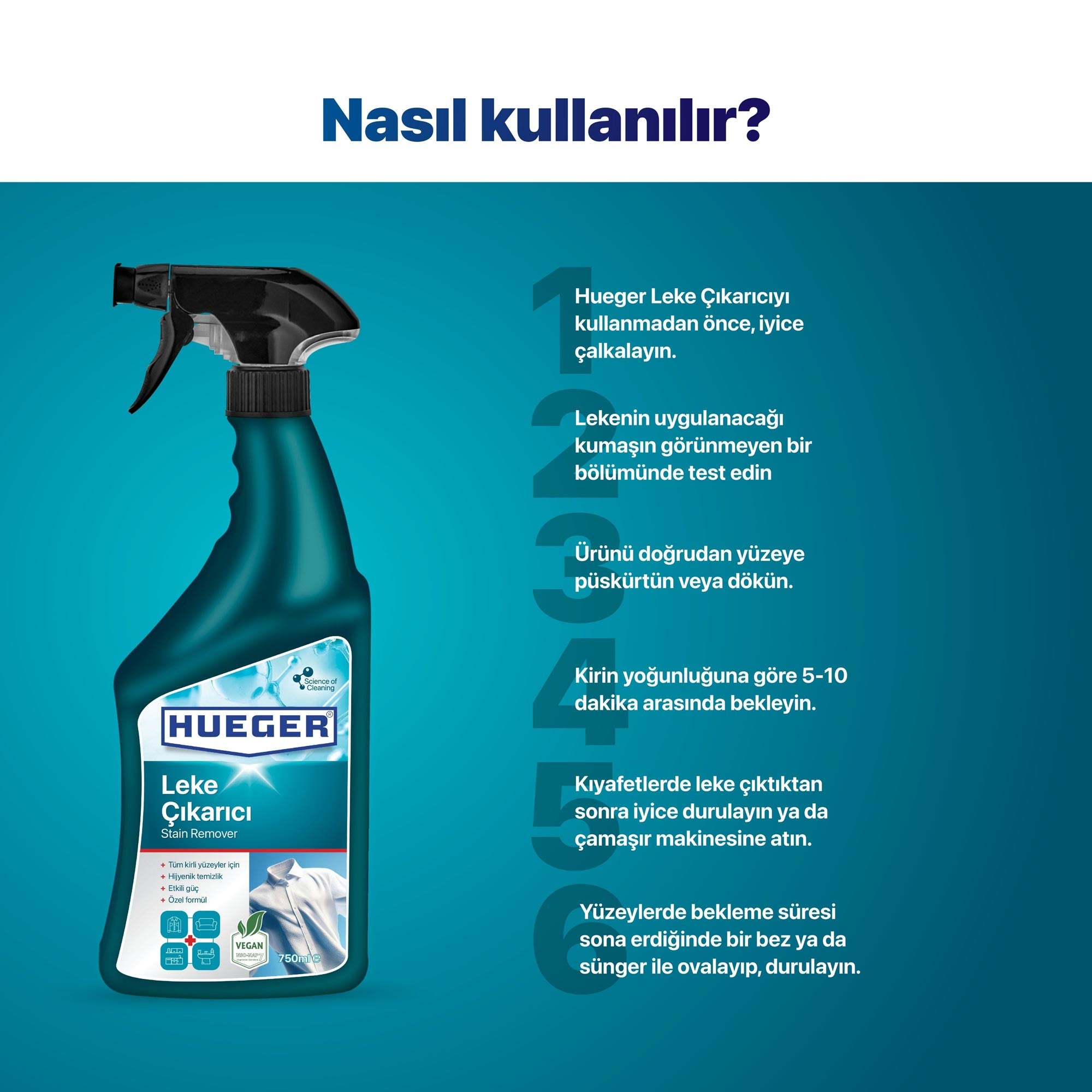 Vegan Leke Çıkarıcı Nasıl Kullanılır