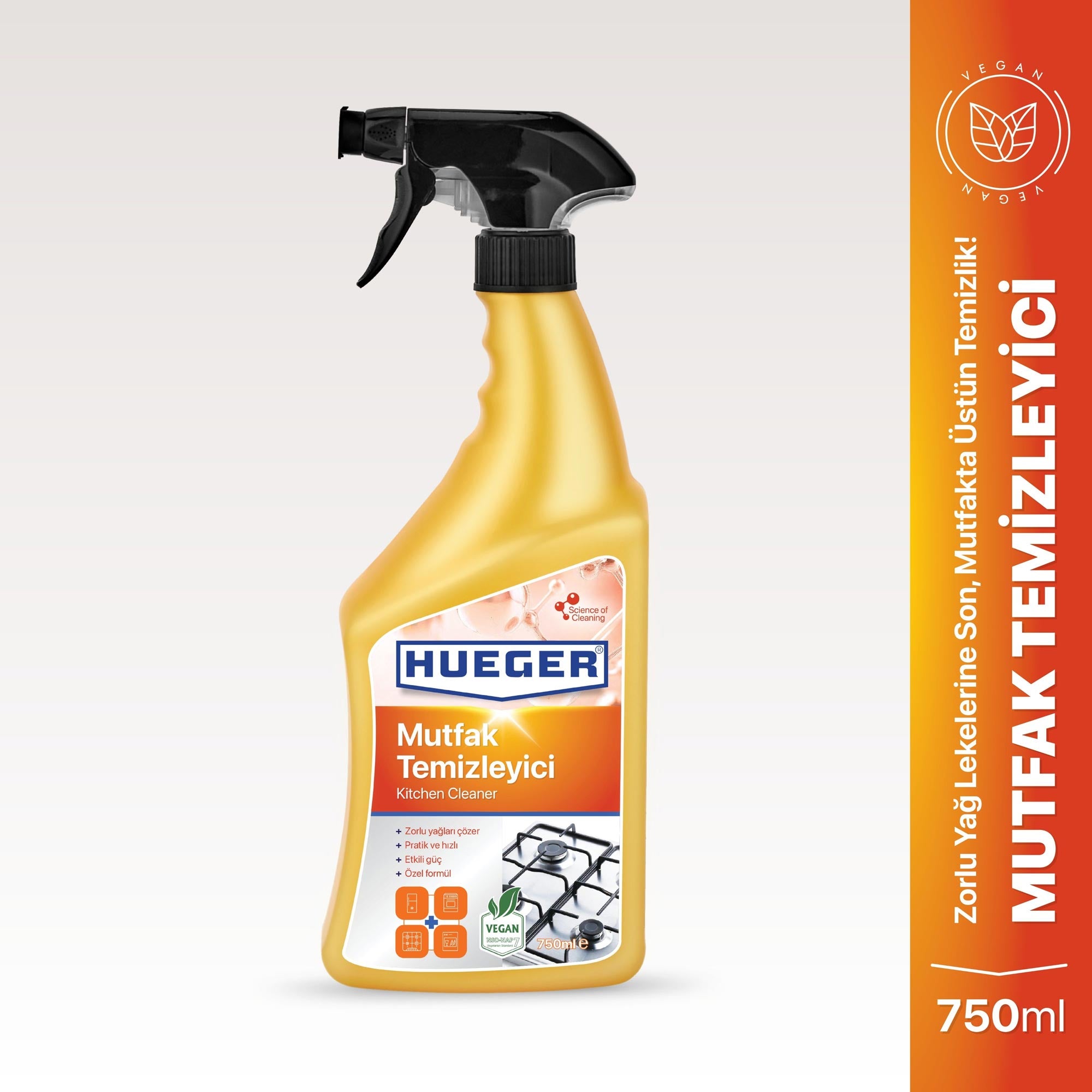 Vegan Ultra Güçlü Mutfak Temizleyici